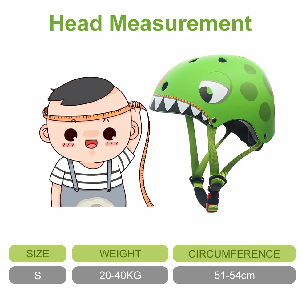 XIAPIA Casque Vélo Enfant 2-5 Ans, Protection Roller Enfant Réglable, Casque Trottinette et de Patineur, Cadeau d'Articles de Sport Légers et Robustes pour Garçons et Filles, Diamètre 51-54 cm