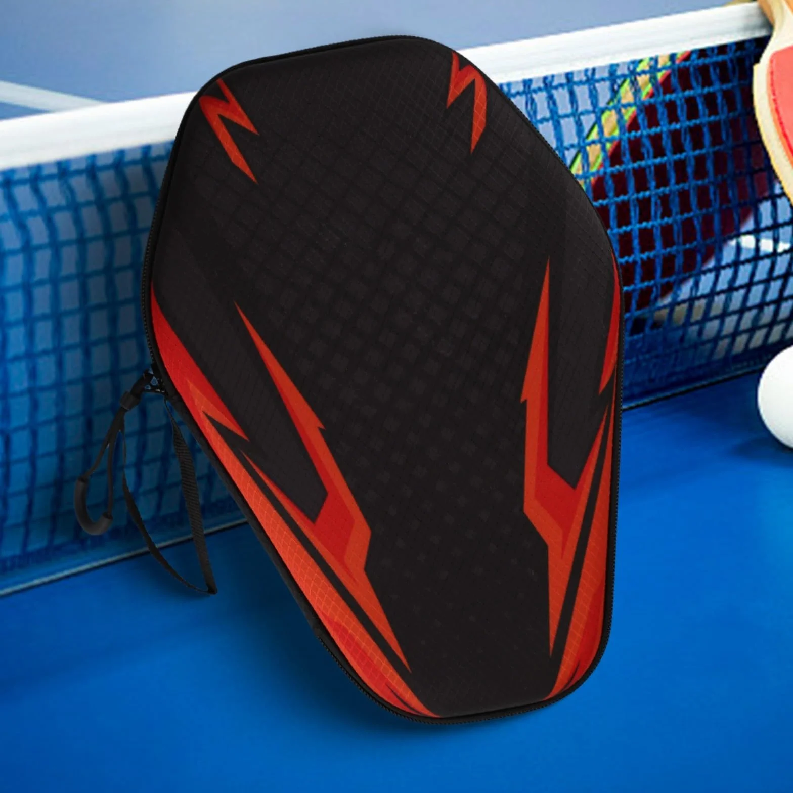 Besttoolifes étui rigide pour raquette de tennis de table, coque EVA étanche pour 2 raquettes